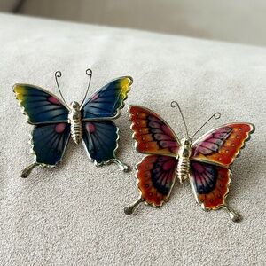 Vintage Brooches  Butterfly